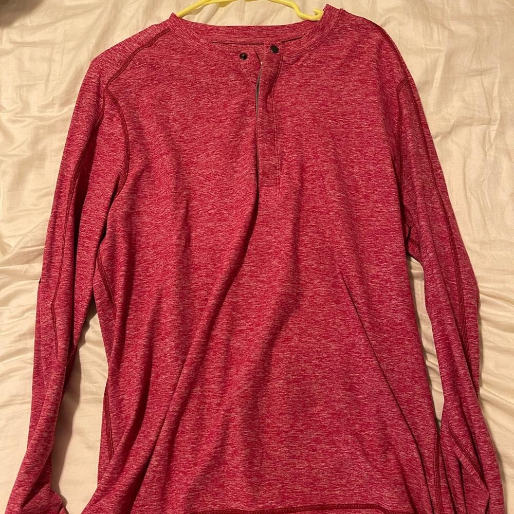 Lululemon surge quarter button up